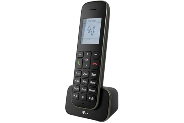 Deutsche Telekom Telekom Förlängningspaket Sinus 207 Pack (handenhet och laddningsskål) svart