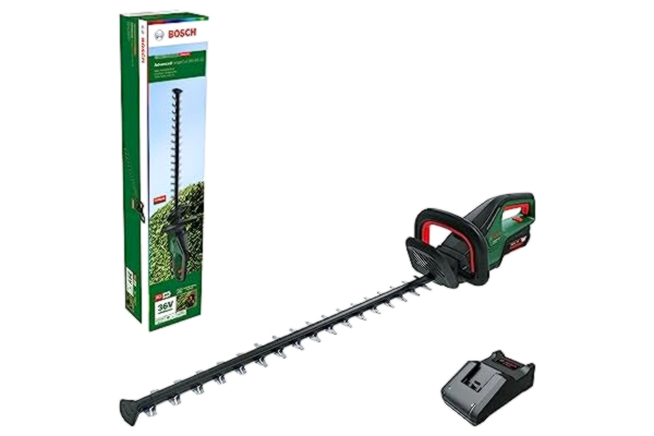 Bosch  sladdlösa häcksax AdvancedHedgeCut 36V-65-28 (1 x 2,0 Ah-batteri, 36 voltssystem, svärdlängd 65 cm, i kartong)
