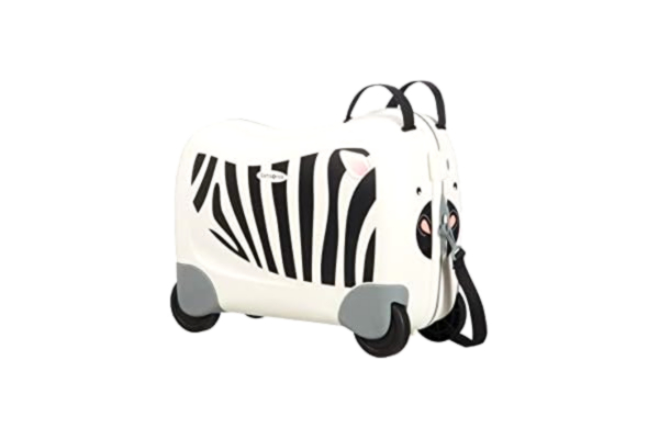 Samsonite  Dream Rider Bagage Enfant, 51 cm, 28 L, Blanc (Zebra Zeno)
