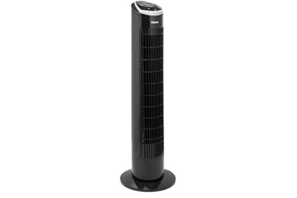 Tristar  VE-5865 Tornfläkt med 76 cm, med fjärrkontroll och timerfunktion (1 – 12 timmar), oscillerande 60°, 3 effektnivåer (normal, naturlig och sömn), 2 hastigheter, svart