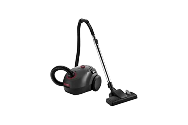 Grundig , VCC 3850 A golvdammsugare med påse, 800 W, 2,1 L, svart/röd