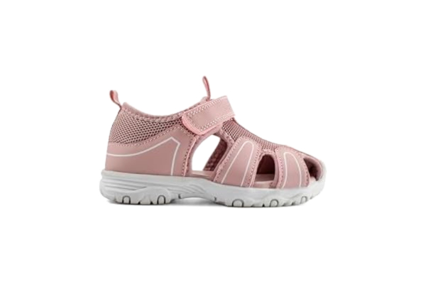 Exani Malte Kid - Sportig barnsandal med kardborreknäppning (Pink, Europeiska skostorlekar, Små barn, Numeriskt, Medel, 28)