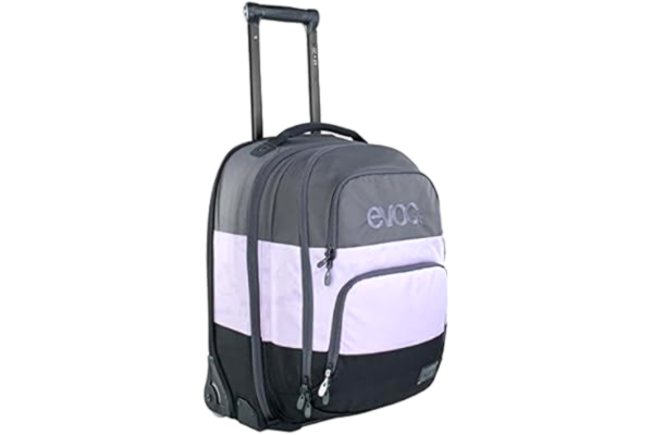Evoc EVOC Terminal Bag 40+20l Travel Trolley Bag with Detachable Backpack (extendable Telescopic Handle, Replaceable Skate Wheels, Extra Light, Hand Luggage Size, EVA Bottom Construction), Multicoloured