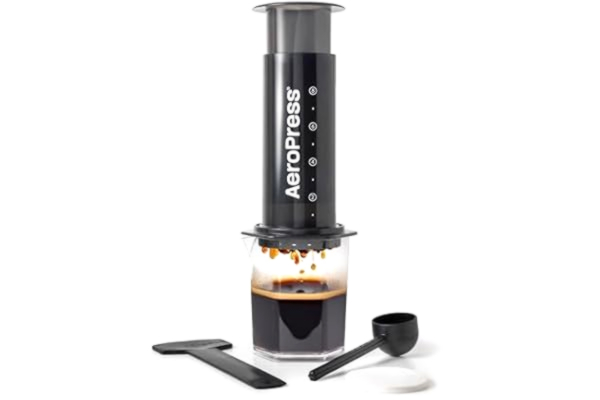 Aerobie AeroPress Original XL kaffepress, allt-i-ett stor French Press, manuell bryggare för pour-over och espresso, 2 minuters bryggning för mindre beska, mer smak, bärbar kaffebryggare, resor och camping