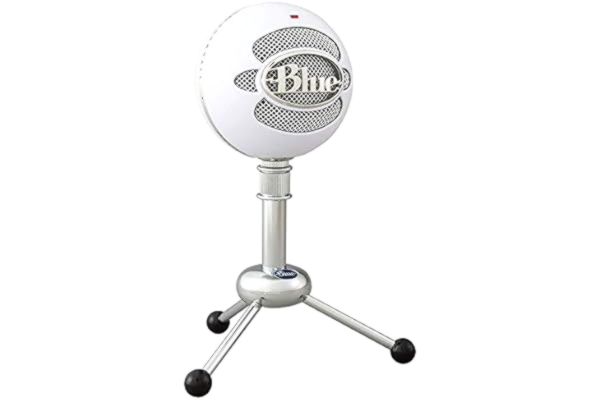 Blue Microphones Blue Snowball iCE Plug 'n Play USB-mikrofon för inspelning, podcasting, streaming, Twitch-spel, Voiceover, YouTube-videor för PC och Mac - vit