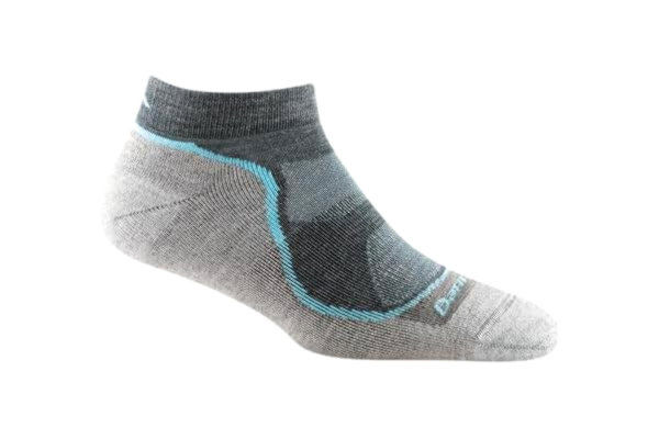 Darn Tough  (Style 1986 - lätt vandringsstrumpa med kudde, Skiffer, Medium