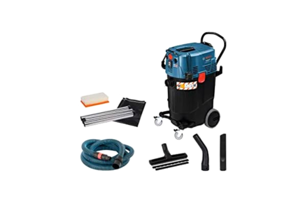 Bosch  Professional stofzuiger voor nat en droog GAS 55 M AFC (incl. spleetzuigmond, 35mmØ, afvoerzak, bocht, vloerzuigmondset, 1 platte plooifilter PES, 3x0,35m zuigbuis, slang 5m met gereedschapsmof)