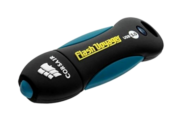 Corsair  64 GB USB 3.0 Höghastighetsflashenhet, Svart och Blå