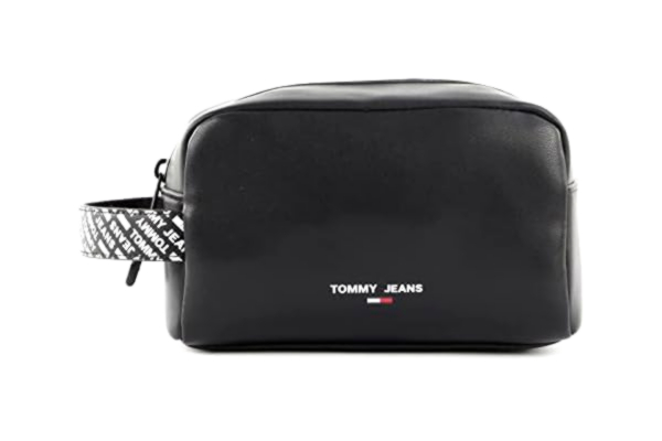 Tommy Hilfiger TOMMY HILFIGER TJM Essential Leather Washbag Black