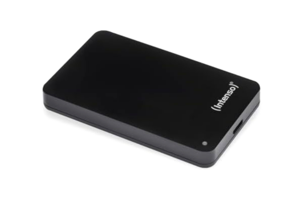 Intenso  Memory Case Portable Hard Drive 5TB, bärbar extern hårddisk – 5 400 varv/min, 8 MB Cache, USB 3.0 svart