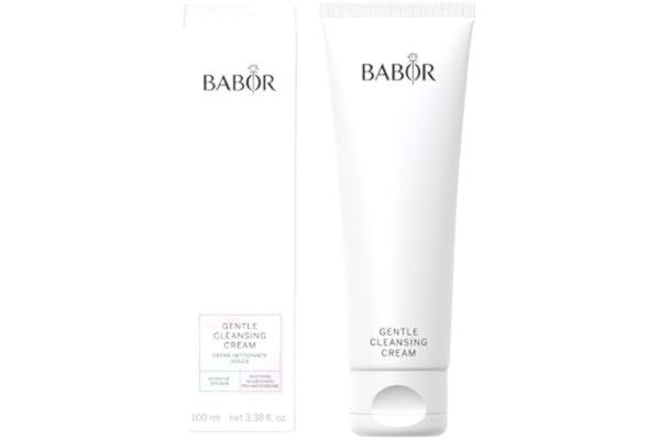 Babor BABOR Gentle Cleansing Cream för torr och känslig hud, särskilt mild, hudvänlig och krämig rengöringslotion, vegansk formel, mild rengöring mjölk, 100 ml