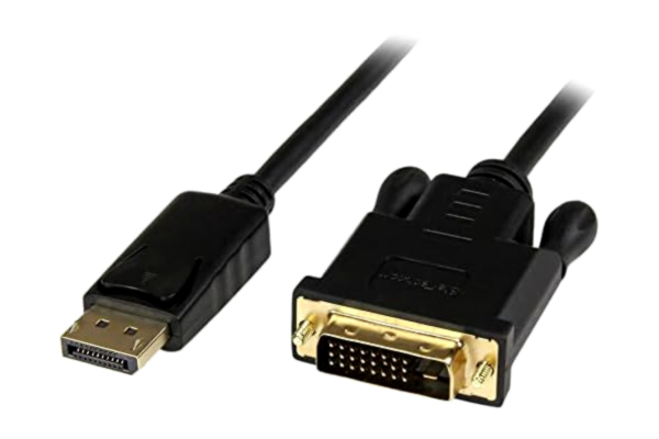 StarTech .com DisplayPort till DVI-kabel, kontakt/kontakt, DP till DVI-adapter/konverterare, 1920x1200/1080p, svart DVI (aktiv) 0,9m svart