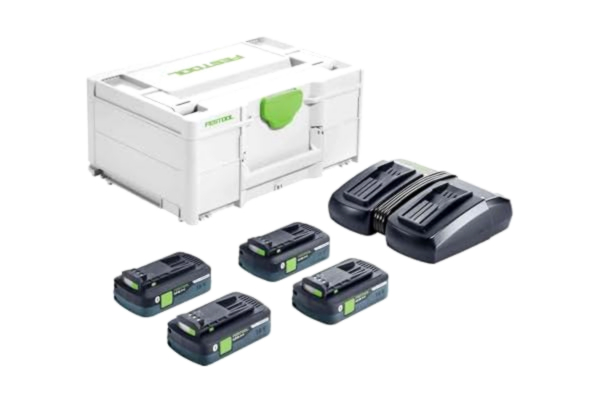 Festool Set de energía - SYS 18V 4x4,0/TCL6DUO
