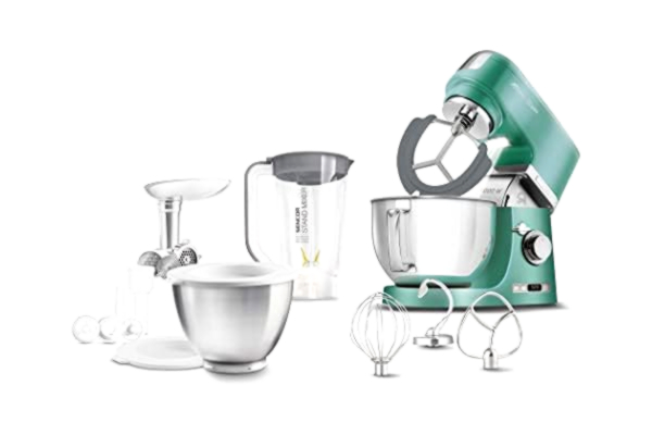 Sencor Robuuste handmixer van metaal, 1000 W, groen