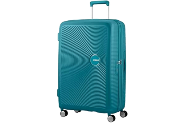 American Tourister  Soundbox Spinner S Uitbreidbare handbagage, groen (Jade Green), L (77 cm - 110 L), Spinner L (77 cm - 110 L)
