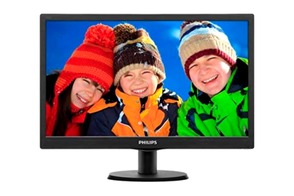 Philips  193V5LSB2 zonder luidspreker (VGA, TN panel) 18,5 inch zwart
