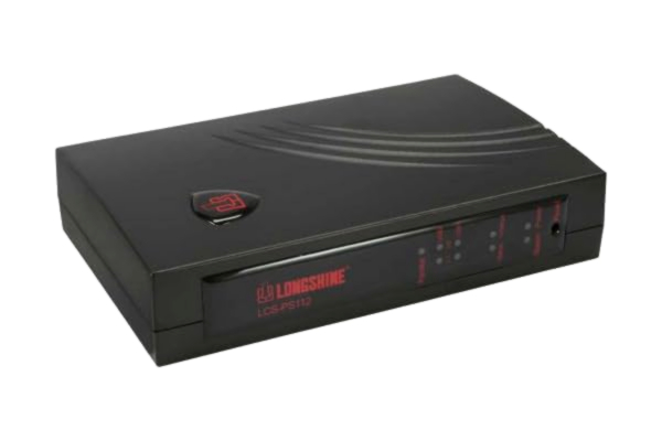 Longshine  LCS-PS112 PrintServer (3-port, RJ45, 2x USB 2.0)