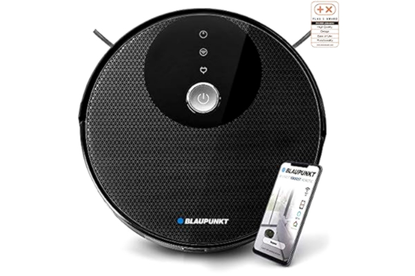 Blaupunkt  Bluebot XBOOST - Robot Vacuum and mop cleaner 2-in-1, Control via Alexa or Google Home, For hard floors & carpets