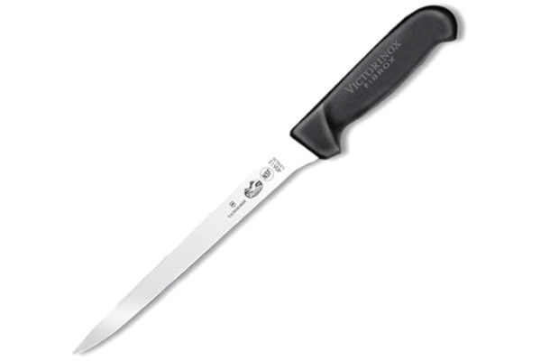 Victorinox  kökskniv filékniv flex Fibrox 20 cm kniv, rostfritt stål, svart, standard