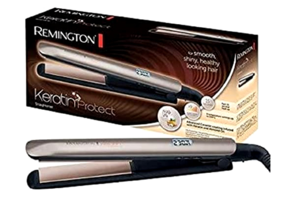 Remington  Hair straightener from Remington Keratin Protect - Channel Gold brown