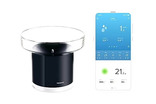 Netatmo  Rain Gauge for Netatmo Weather Station, NRG01-WW