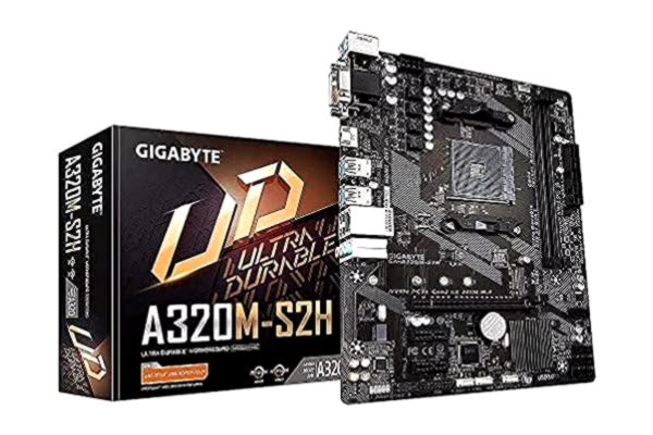 Gigabyte  A320M-S2H (gniazdo AM4/A320/DDR4/S-ATA 600/Micro ATX)