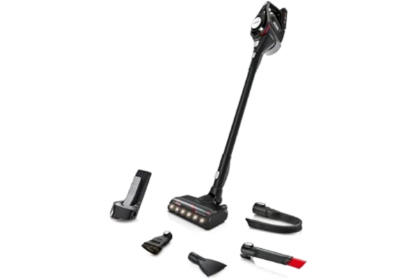 Bosch  Unlimited 8 snoerloze steelstofzuiger, hoge zuigkracht, zeer lange werktijd, 4.0Ah verwisselbaar accu, zwart, BCS82MAT14