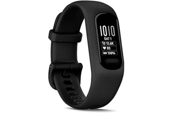 Garmin  vívosmart 5 - Aktivitetssporer med bånd - silikone - sort - båndstørrelse: S/M - monokrom - Bluetooth, ANT+ - 24.5 g