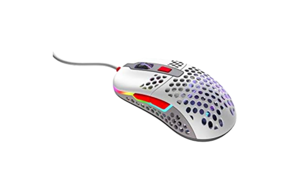 Xtrfy  M42 RGB - Retro - Gaming Mus - Optisk - 6 knapper - Hvid med RGB-LED lys