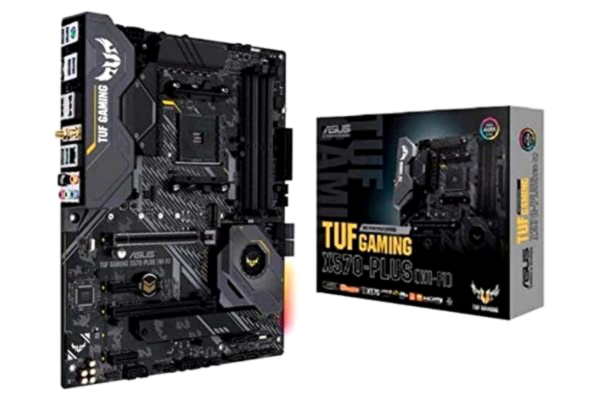 Asus ASUS Carte Mère Gaming TUF Gaming X570-Plus (Wi-Fi) AMD AM4 Ryzen 3000 (PCIe 4.0 M.2 12+2 Dr. MOS DDR4 LAN HDMI DP CFX USB 3.2 Gen 2 Type-A Type-C Aura Sync RGB ATX)