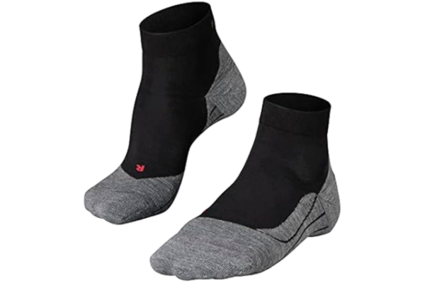 Falke FALKE herr Löparstrumpor RU4 Endurance Short M Sso bomull funktionellt material antiblåsning 1 par, Svart Black-Mix 3010, 42-43