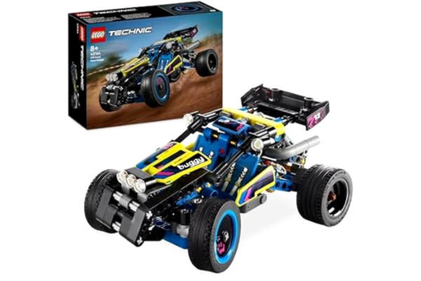 LEGO  Technic Terrängracerbuggy Byggsats med Detaljrik Leksaksbil, Pedagogiska Leksaker för Blivande Ingenjörer, Presentidé för Pojkar Och Flickor, från 8 år 42164