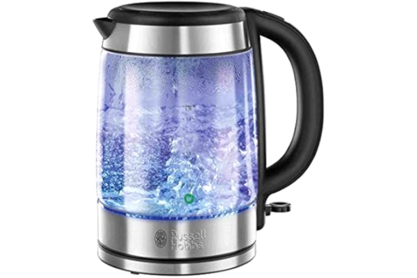 Russell Hobbs  21600-57 Electric Kettle Glass-21600-57, Silver