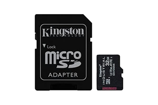Kingston  Industrial microSD - 32 GB microSDHC Industrial C10 A1 pSLC-kort + SD-adapter - SDCIT2/32 GB