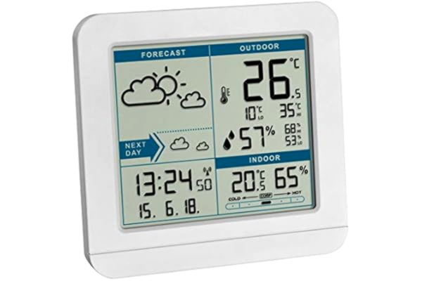 TFA  Dostmann wireless station Sky, 35.1152.02, sensor for indoor and outdoor, incl weather forecast, white, (L) 123 x (B) 52 x (H) 117 mm