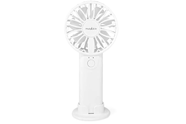 Nedis  FNHH1WT handfläkt | Diameter: 60 mm | 2 hastighetsinställningar | vit