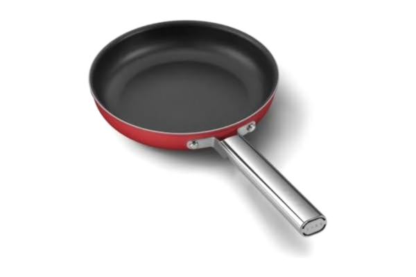 SMEG Smeg CKFF2401RDM Stekpanna 24 cm Röd, Non-Stick, Aluminium, Patenterad bas