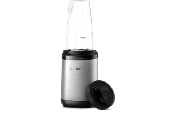 Philips  Blender 5000 Series – 800W effekt, ProBlend Plus-teknik, Avtagbara knivblad, enkel att rengöra, Elegant och kompakt design, stor blenderkanna, Svart (HR2764/00)