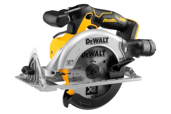 Dewalt DEWALT DEWDCS565N Borstlös Cirkelsåg, Svart, Gul, 165 mm