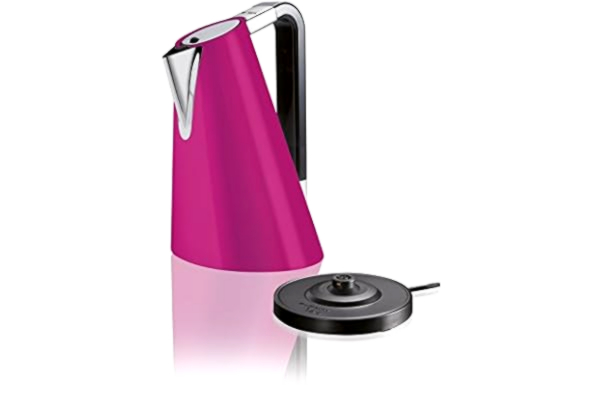 Casa Bugatti BUGATTI, Vera Easy, Bouilloire électrique avec filtre anti-calcaire amovible, Capacité 1,75 litres, 2180 W, Corps en acier inoxydable, couleur Lilas