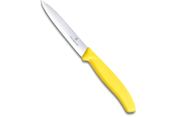 Victorinox  Vihannes- ja kuorintaveitsi, nailonkahva, keltainen, 10 cm