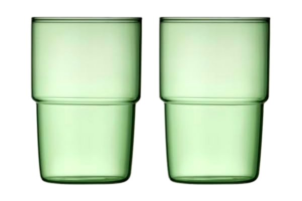 Lyngby Glas  Torino Dricksglas 40 cl 2 st Grön