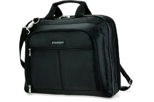 Kensington  laptopväska 15,6 tum Simply Portable SP40 Classic, bärbar väska för 15,6 tum bärbara datorer och surfplattor, med bärhandtag och axelrem för män och kvinnor, svart, K62563EU