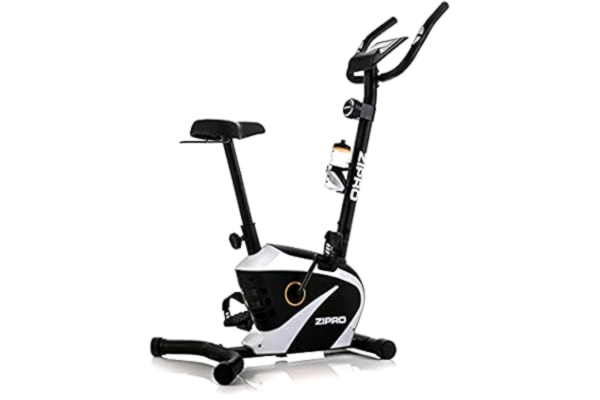 Zipro ZIPRO Vélo d’Appartement BEAT RS, Vélo d’Intérieur pour Fitness et Sport à Domicile, écran LCD, Pulsomètre, Niveaux de Résistance, 120kg