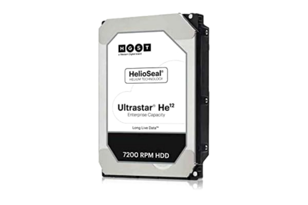 WD HGST Ultrastar He12 SATA 4Kn ISE HUH721212ALN600 Harddisk - 12 TB - 3.5&quot; - 7200 rpm - SATA-600 - 256 MB cache