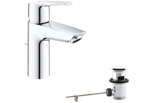 Grohe GROHE QUICKFIX Start | Badrumskran ettgrepp, DN 15 | S-Size | Krom | 24209002