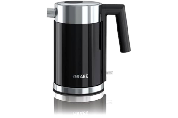Graef  Wk 402 Vattenkokare, Rostfritt Stål, Svart, 1 L