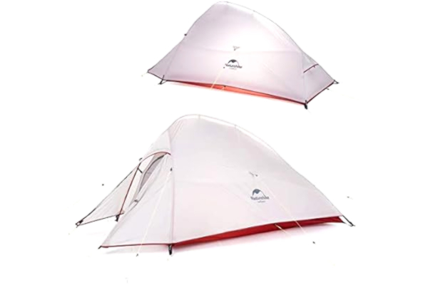 NatureHike Naturehike Cloud Up 1-2 Man Camping Tent Ultralichte Waterdichte Backpacking Tent 3-4 Seizoen Gemakkelijke Opstelling Koepel Tent Klein Verpakkingsformaat Camping Tent voor Outdoor Camping Wandelen