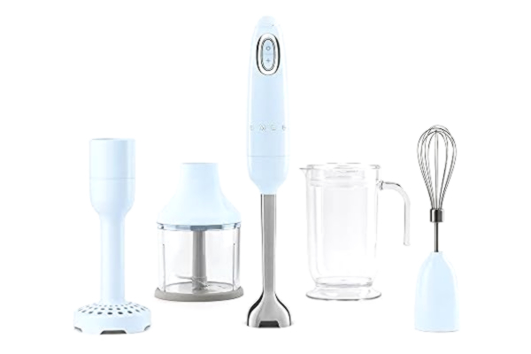 SMEG SPIRITRIDERS GRIP & TRICKS HBF02PBEU Hand Blender from Smeg HBF02PBEU-pastel, Pastel Blue