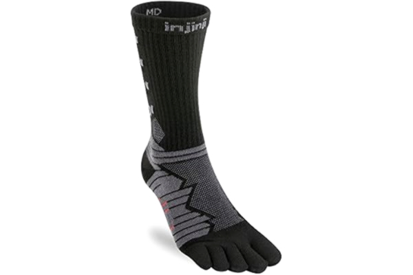 Injinji  Ultra Run Crew Obsidian Teensokken